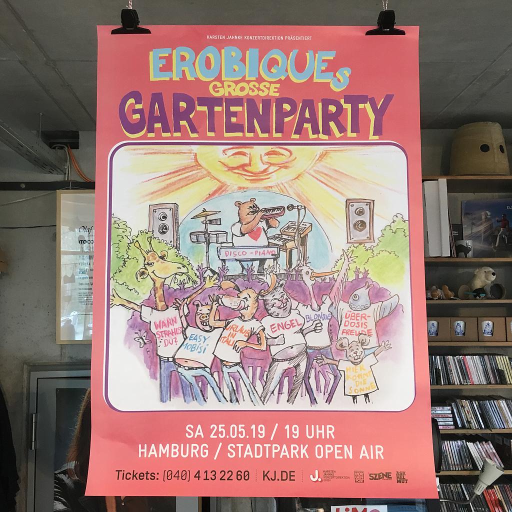 Erobique's große Gartenparty Poster