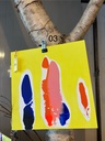 Risse- Acryl auf Leinwand 