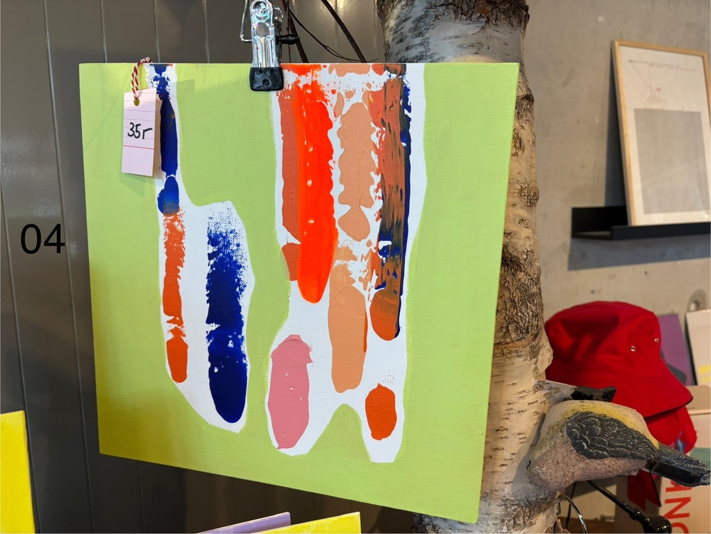 Risse- Acryl auf Leinwand 
