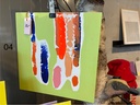 Risse- Acryl auf Leinwand 