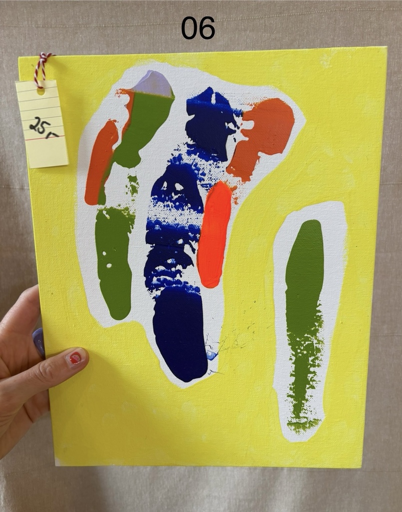 Risse- Acryl auf Leinwand 