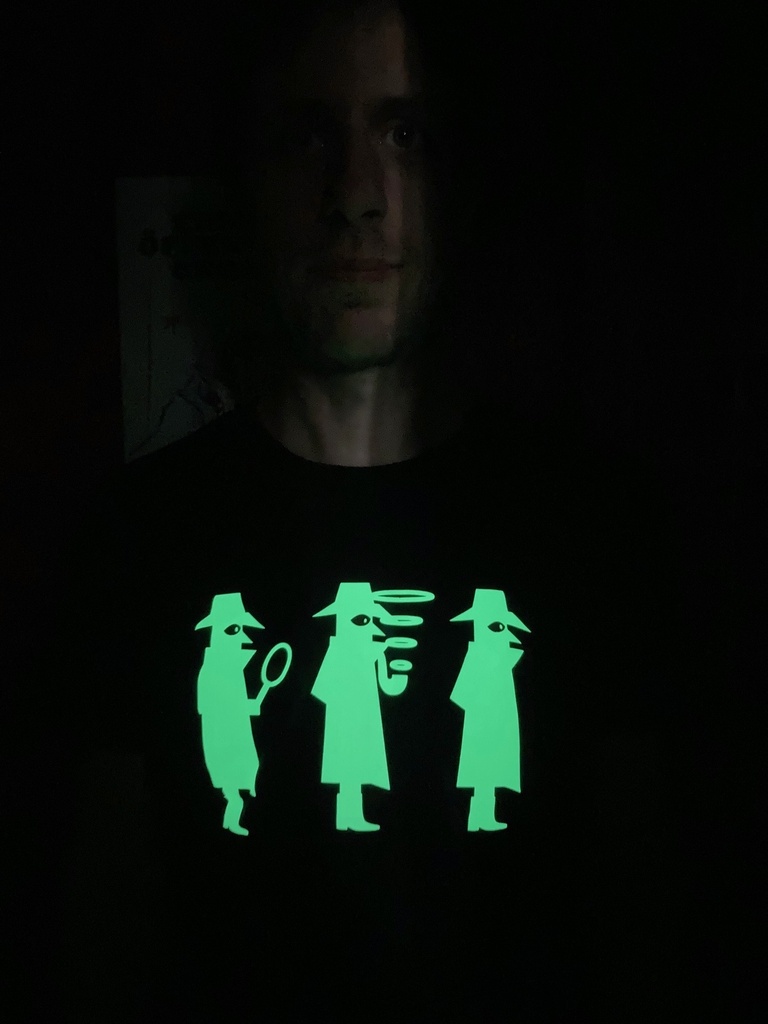 Detektiv T-Shirt Glow in the Dark