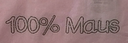 100% Maus Jutebeutel 