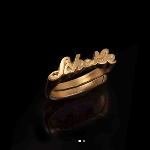 Scheiße Ring  by Schamoni one size