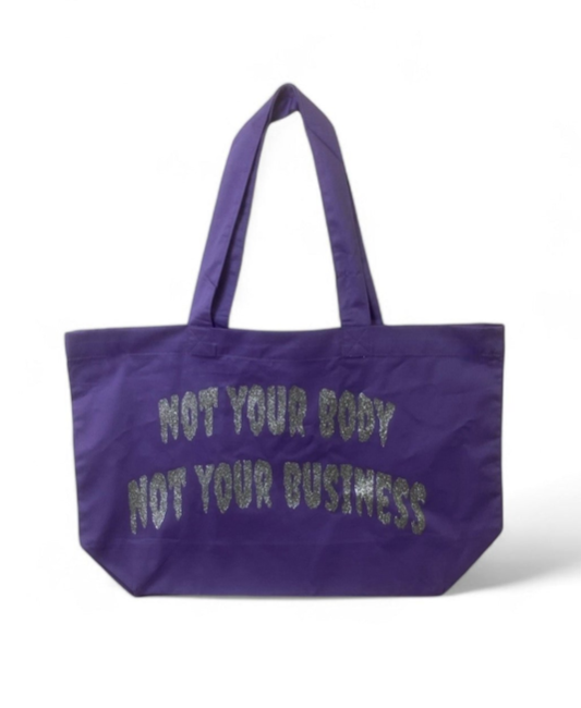 Not Your Body Not Your Business Jutebeutel