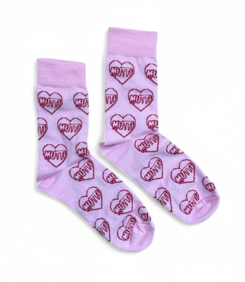 Mutti Herz Socken
