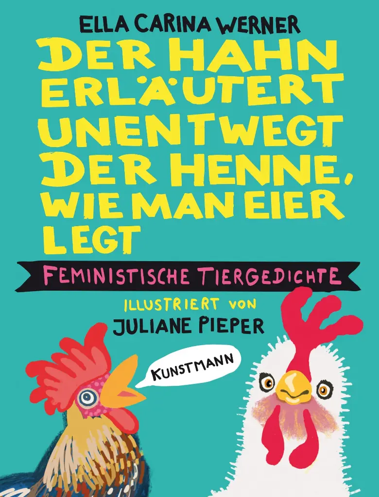 Der Hahn erläutert unentwegt der Henne wie man Eier legt
