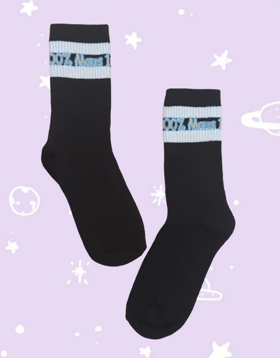 [HP007757] 100% Maus Socken Schwarz