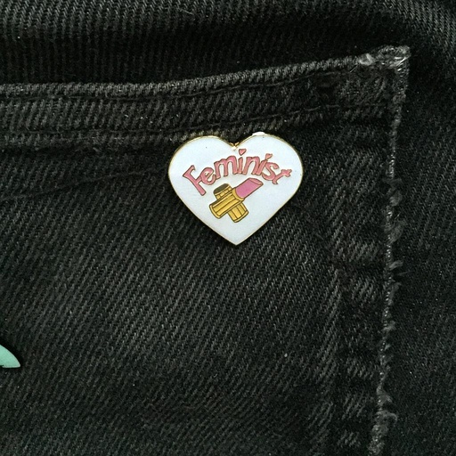 [HP003109] Feminist Lipstick PIN