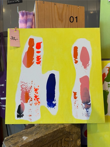 [PR/04511] Risse- Acryl auf Leinwand 