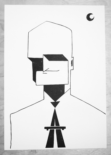 [PR/04882] Druckgrafik "Florian" A3