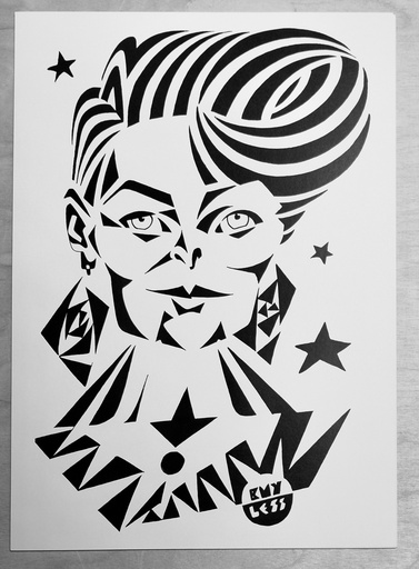 [PR/04886] Druckgrafik "Vivienne" A4