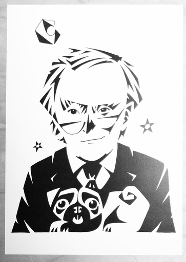 [PR/04888] Druckgrafik "Loriot" A4