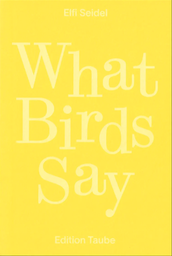 [PR/05213] What Birds Say
